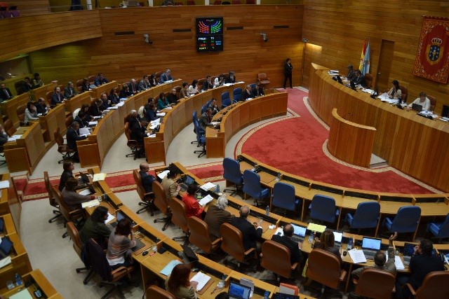 Pleno do Parlamento de Galicia